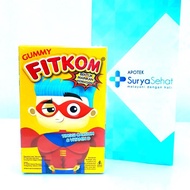 FITKOM GUMMY CALCIUM 4 Sachet @16 gram Chewable Gummy Kuning