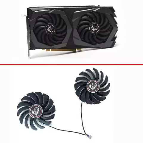 Cooler Fan 87MM PLD09210S12HH 4PIN GPU Fans For MSI GTX1650 Super 1660 1660Ti GAMING X Graphics Card