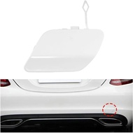 White Rear Bumper Tow Hook Eye Hole Cover Cap 2058850224 For Mercedes-Benz C300 2015-2020,for C400 2