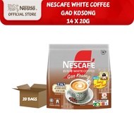 [Carton] NESCAFE White Coffee Gao Kosong (14 x 20g)