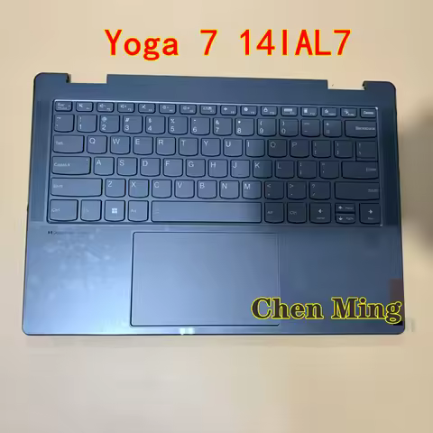 5CB1J02482 new case for lenovo Yoga 7 14IAL7 14ARB7 palmrest uppercase C-cover with keyboard touchpa
