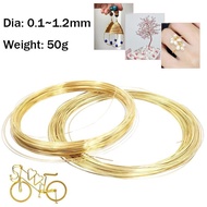 50g solid brass wire diameter 0.1mm 0.2mm 0.3mm 0.4mm 0.5mm 0.6mm 0.7mm 0.8mm 1mm 1.2mm brass wire b