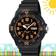 CASIO 時計屋 卡西歐手錶 MRW-200H-4B 男錶 指針錶 橡膠錶帶 黑 防水100米