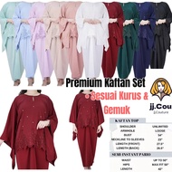 JJ COUTURE DAYANG LACEY KAFTAN SET