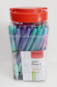 ปากกา Quantum 007 PEARL สีน้ำเงิน ( 50 ด้าม)