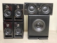 英國 KEF C1 C6LCR C4 主喇叭 書架喇叭 中置喇叭 環繞喇叭 5.1聲道劇院組合