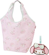 My Melody - 日本My Melody袋My Melody環保袋My Melody折疊環保購物袋收納袋 - My Melody Face RibbonGreen 平行進口