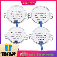 ✿canca✿ 0.8-1/2.5-3/10-12/15-18RPM 4W Synchronous Geared Motor AC100-127V 50/60Hz CCW/CW