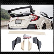 ABS Rear Spoiler Trunk Wing For Honda Civic 10TH FK7 FK8 Hatchback 5DR 2016-2020 M Type Spoiler Car 