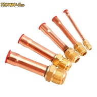 TIOMNV56H4 Air Conditioning Copper Pipe, Forged Brass SAE 1/4 3/8 5/8 1/2 3/4 Threaded Connector Fit