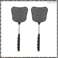 [L W H Y] Mosquito and Fly Killing Plastic Fly Swatter Retractable Stainless Steel Rod, Suitable for