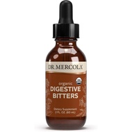 Dr. Mercola Organic Digestive Bitters Liquid Drops - Digestive Health Support - Alcohol-Free Formula