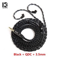 KBEAR ST12 8-strand 4N OFC Silver-plated Upgraded Cable 3 Colors 3.5/4.4mm Plugs 2PIN/QDC Connectors