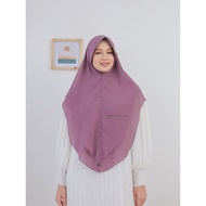 Amnion Hijab | Khimar Syari Azalia | INSTANT Hijab | Premium 2-layer babydoll Ceruty | Cool soft flo