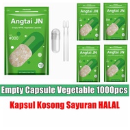 Kapsul Kosong Sayuran HALAL Size 1 2 (1000pcs) Empty Vegetable Capsule Size 000 00 0
