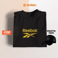Endatu Cloth Super Saving!!! Reebok Exclusive Deal Distro T-Shirt: Cool T-Shirt+Free Hat, Cotton T-Shirt - Short Sleeve Basic T-Shirt, Latest Style For Young People And Best Quality -