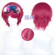 Zoya Pomchenkova Cosplay Wig Delta Force Toxik Short Red Heat Resistant Synthetic Hair