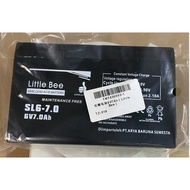 【AST|READY STOCK】แบตเตอรี่ 6V7AHแบตแห้ง เกรดพรีเมี่ยม Battery Damper แบตใหม่ แอมป์เต็ม ทนทาน ใช้งานไ