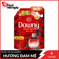Nước Xả Vải DOWNY Nước Hoa Cao Cấp Đậm Đặc Hương Đam Mê Túi 4L