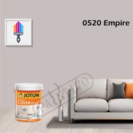 0520 Empire 1L Jotun Essence Cover Plus Matt Grey Colour Indoor Wall Paint Easy Wash Cat Dinding Dal