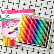 Box of 24 G-Star CP3-24D Long Body Erasable Colored Pencils - No.1