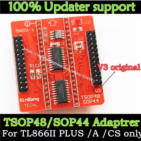 Original V3 base Adapters SOP44 TSOP48 adapter socket for Minipro TL866 TL866CS TL866A TL866II Plus 