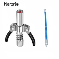 Grease Coupler Heavy-Duty Quick Release Grease Gun Coupler NPTI/8 10000PSI Two Press Easy to Push Ac