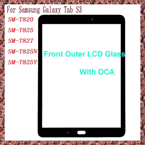 For Samsung Galaxy Tab S3 SM-T827 T825Y SM-T820 SM-T825 SM-T825N Touch Screen Panel Tablet Front Out