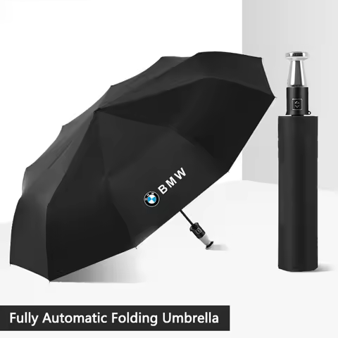 Portable Folding Shine Rain Automatic Sun Protection UV Sunshade Umbrella For BMW X1 X3 X5 X7 E39 E4