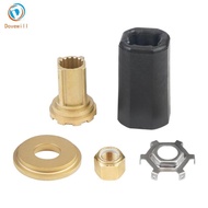 Dovewill Marine Propeller Assembly Brass Install Kit Splined Hub Hardware Set Outboard Parts for Mer