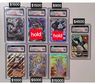 CGC PSA BGS  鑑定卡  POKEMON Card PTCG 黑噴 莉莉艾 噴火龍 莉莉艾 黃昏莉莉艾 加油莉莉艾 瑪莉