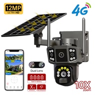 V380 Pro 10x 4k Dual Lens Outdoor Security Network Camera Wireless Wifi Solar Closed-circuit Televis