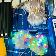 Đèn Led Cuộn nháy đuổi 10m 20M 200 Hạt Led -Dây đèn LED trang trí RGB 5V Cổng USB nháy theo nhạc kèm