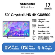 Samsung Smart TV 50 inch Crystal UHD CU8500 dengan Dynamic Crystal Color - UA50CU8500KXXD