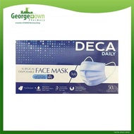 DECA DAILY SURGICAL DISPOSABLE ADULT FACE MASK 50S