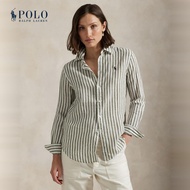 Polo Ralph Lauren เสื้อเชิ้ตผู้หญิง รุ่น WMPOSHTNDO20898 สีเขียว