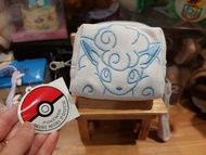 原裝日本 pokemon 比卡超 寶可夢 帆布料 小物包 散子包 Coins Bag 咩利羊款