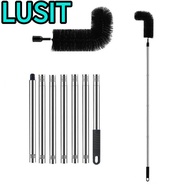 LUSIT Roof Gutter Cleaner, Efficient Bendable Head Gutter Cleaning Brush, Creative Reusable Splicing