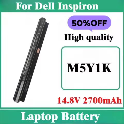 New 14.8V 2700mAh M5Y1K Laptop Battery for Dell Inspiron 14 15 17 5000 3000 5755 5559 3451 3558 3567