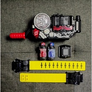 USED BANDAI DX Build Driver Belt + 2x DX Fullbottle Kamen Rider Build