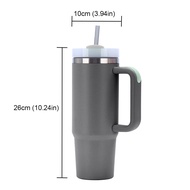 40oz Tumbler with Handle Large Capacity StainlessSteel Insulated Tumbler Sports Water Bottle Thermal