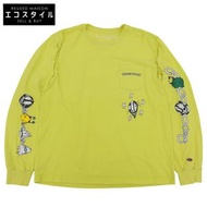 Chrome Hearts PRO CHAIN GAME 純棉長袖T卹，男款，黃色，XL碼，2084060567