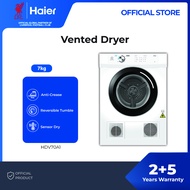 [FREE SHIPPING / READY STOCK] Haier 7KG/8KG Dryer /Reversible Vented /Knob Control/ Sensor Dry - HDV