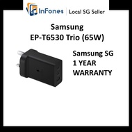 SAMSUNG EP-T6530 TRIO CHARGER 65W | 1 YEAR SAMSUNG SG WARRANTY