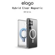 ELAGO Hybrid Clear Magnetic Shockproof Case Premium Grade From America For Galaxy S25/S25Plus/S25Ult