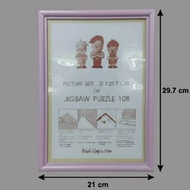 Purple Photo Frame A4(29.7x21cm.) A4 (29.7x21cm.)Purple (Add Color To Memory With A Minimalist Desig