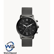 Fossil Round Chronograph Black Dial Men Watch FS5699