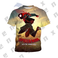 Spider Man Into the Spider Verse Print T-Shirt Boys Superhero Movie Print Shirt