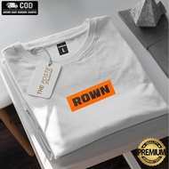 Men's T-Shirt Rown Division White T-Shirt - Rown Division Flampy White T-Shirt - Rowndvsn Distro Men