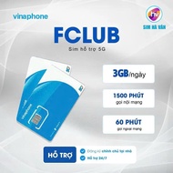 Sim 12Fclub vinaphone 5G, use 12 months - has 3GB/day for free 1500 minutes of calls within the netw